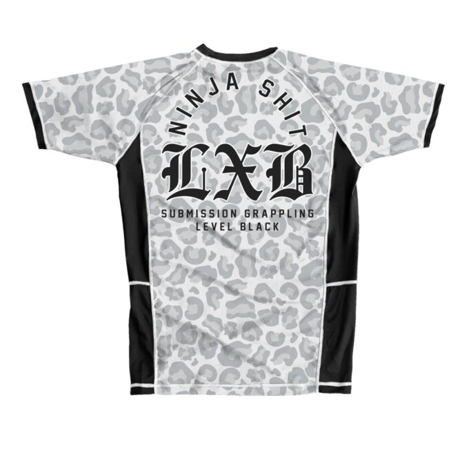 NINJA SHIT V3 WHITE RASH GUARD