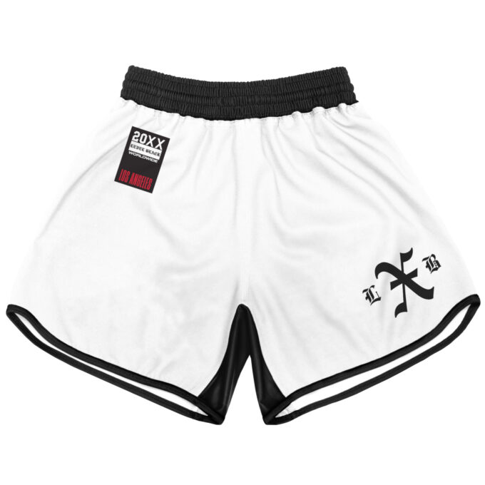 20XX WHITE TRAINING SHORTS