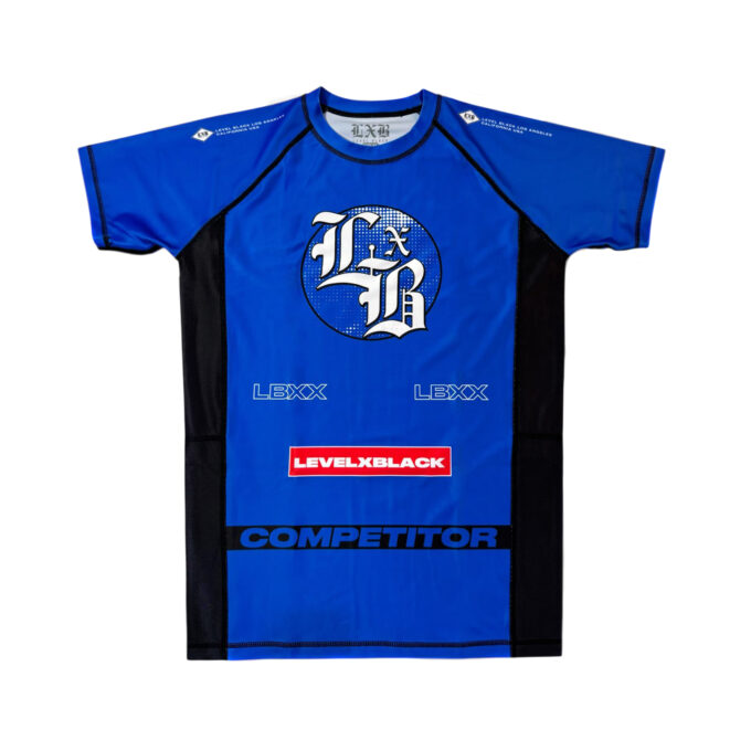 LBXX COMPETITOR BLUE RASH GUARD