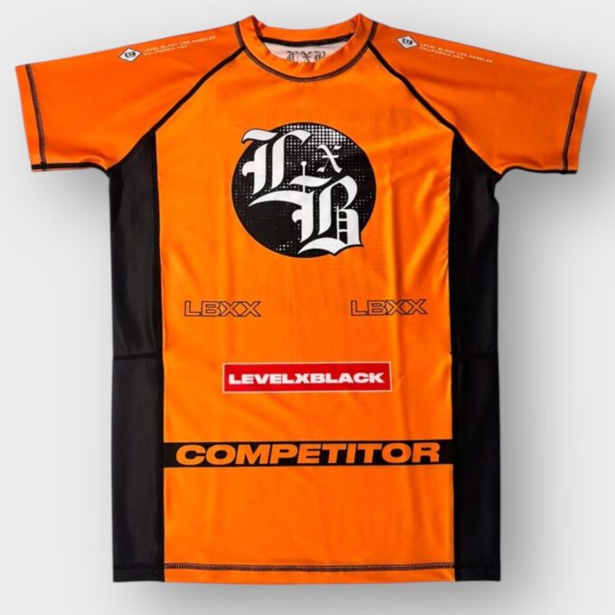 LBXX COMPETITOR ORANGE RASH GUARD