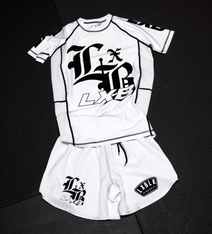 SPEED KILLS WHITE TRAINING SHORTS