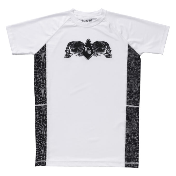 GOTHIC SERPENT WHITE RASH GUARD