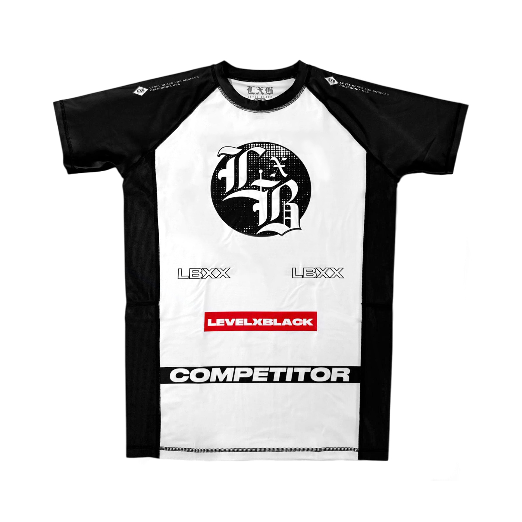 1000005761.jpg LBXX COMPETITOR WHITE RASH GUARD - Image 1