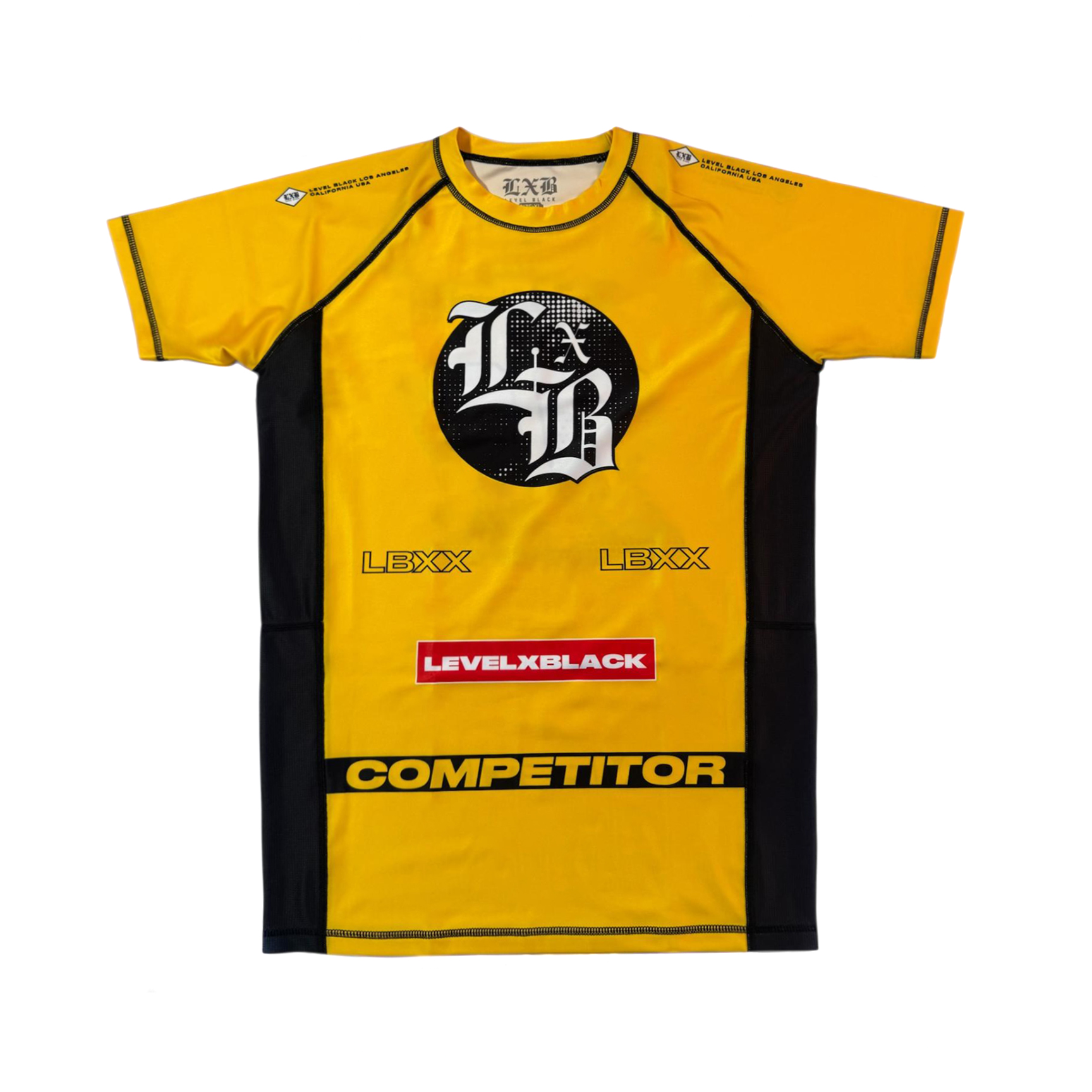 1000005770.jpg LBXX COMPETITOR YELLOW RASH GUARD - Image 1
