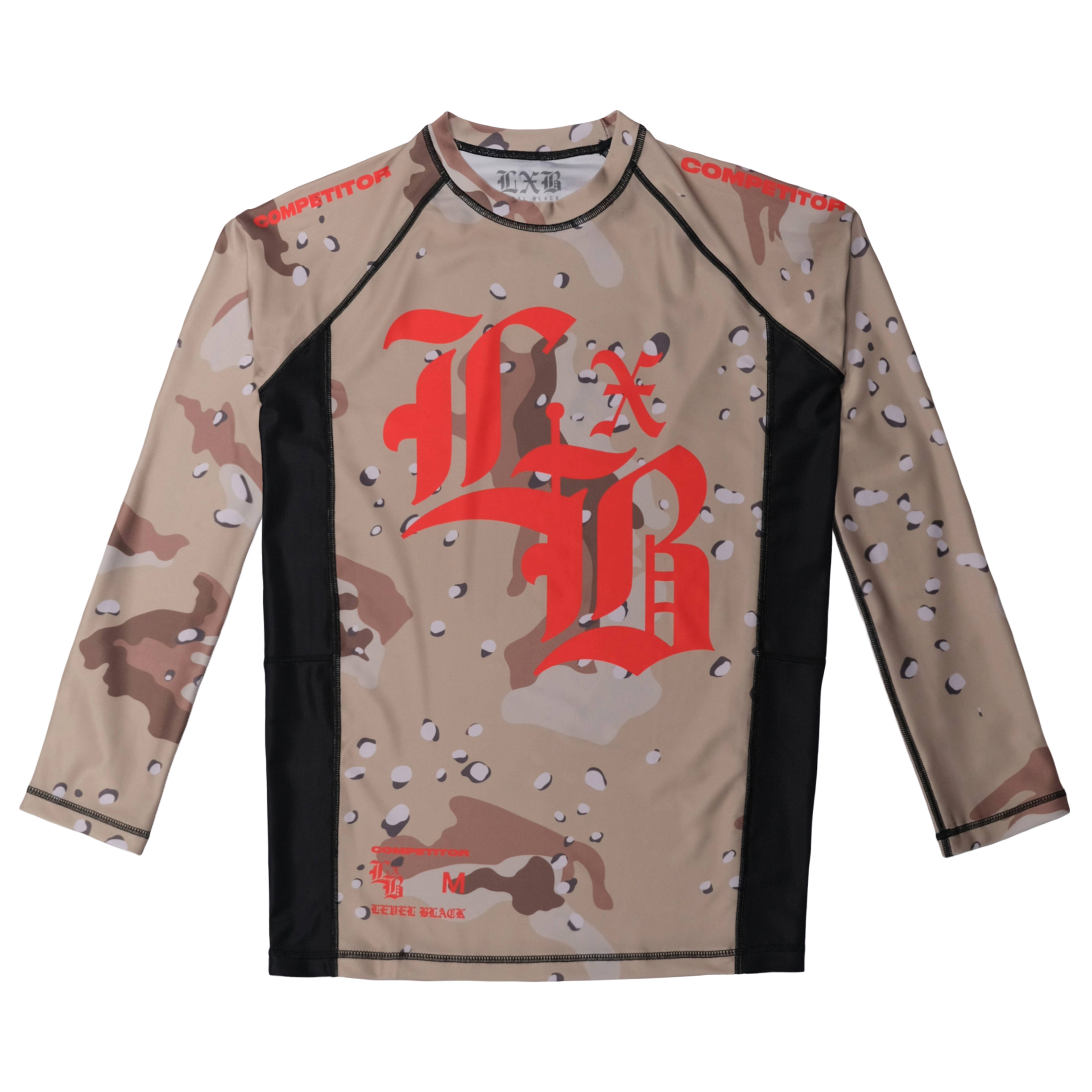 1000006351.jpg Desert Camo Competitor LS RASH GUARD - Image 1