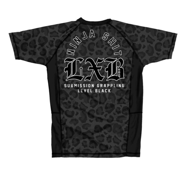 NINJA SHIT V3 BLACK RASH GUARD