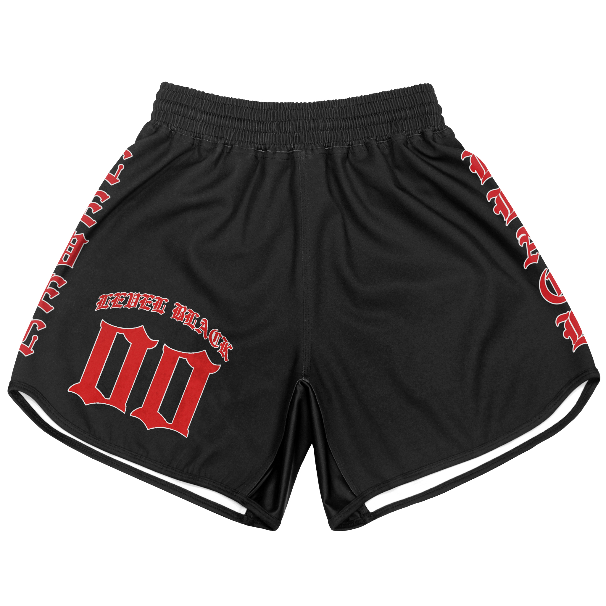 DLSHORTSFRONT-SHOP.jpg DEADLINE V2 BLACK TRAINING SHORTS - Image 1