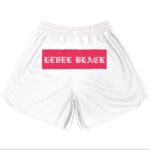 PINK PYTHON WHITE TRAINING SHORTS - Image 3