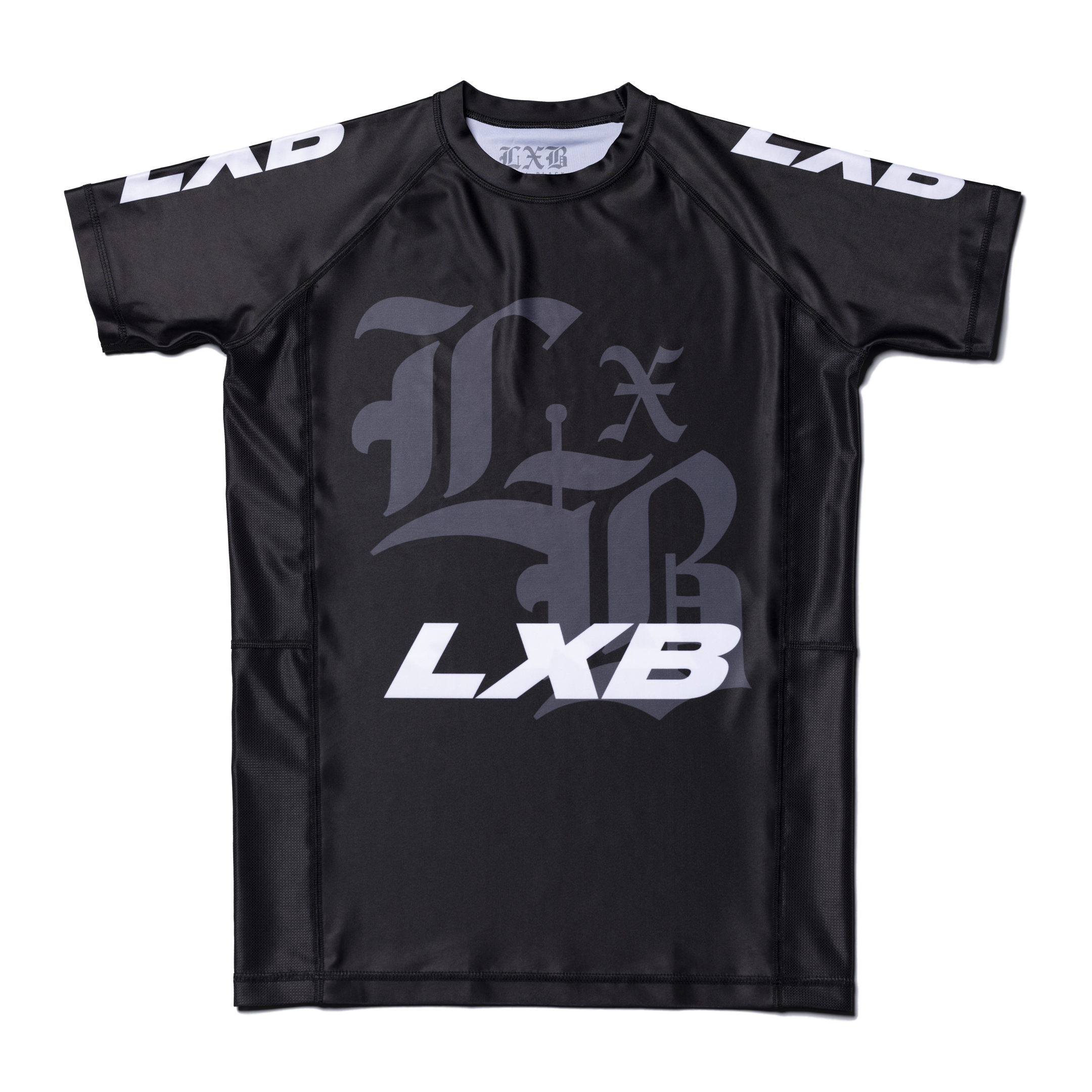 LXB112525SWeb-3-3.jpg SPEED KILLS BLACK RASH GUARD - Image 1