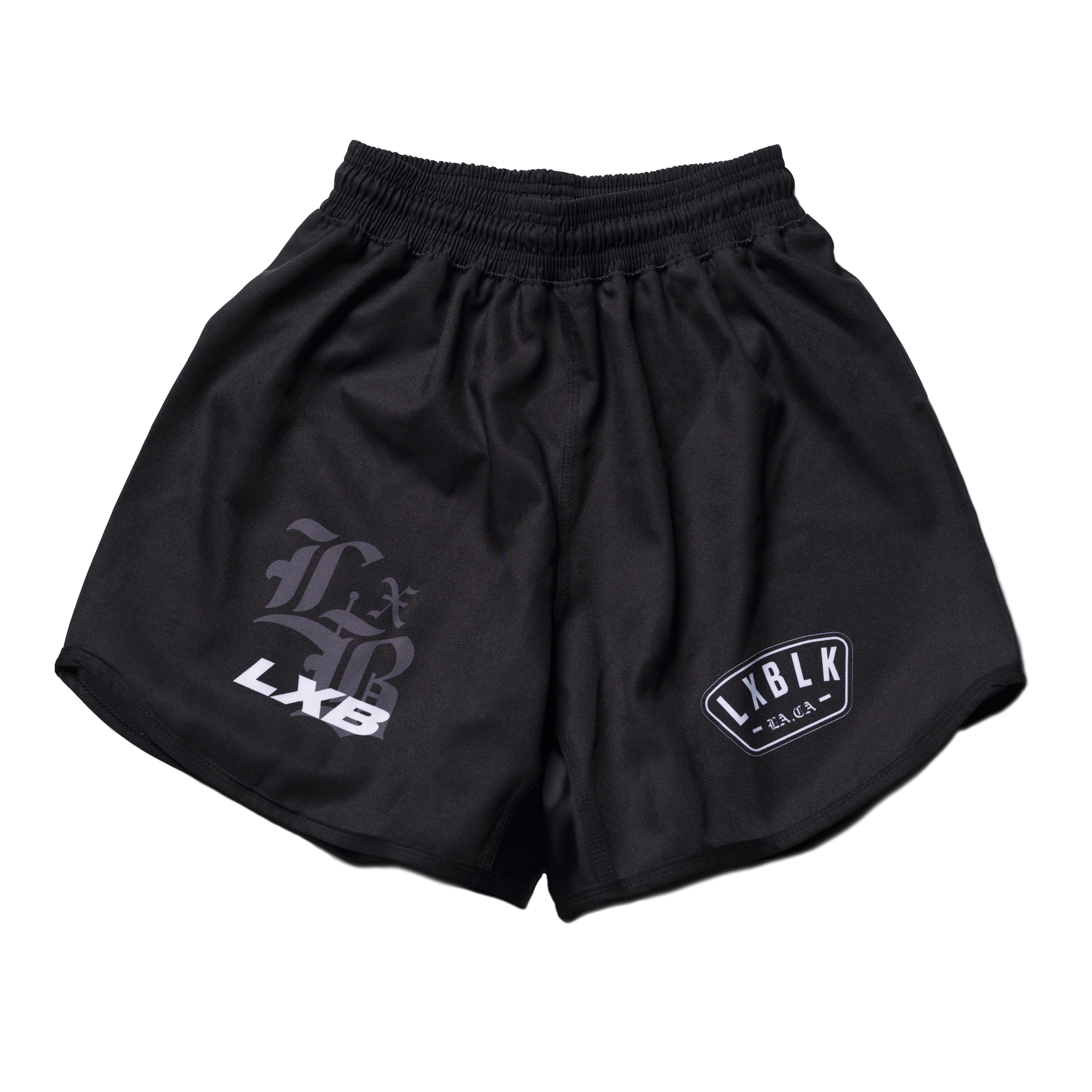 LXB112525SWeb-9-3.jpg SPEED KILLS BLACK TRAINING SHORTS - Image 1