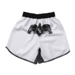 GOTHIC SERPENT WHITE TRAINING SHORTS - Image 2