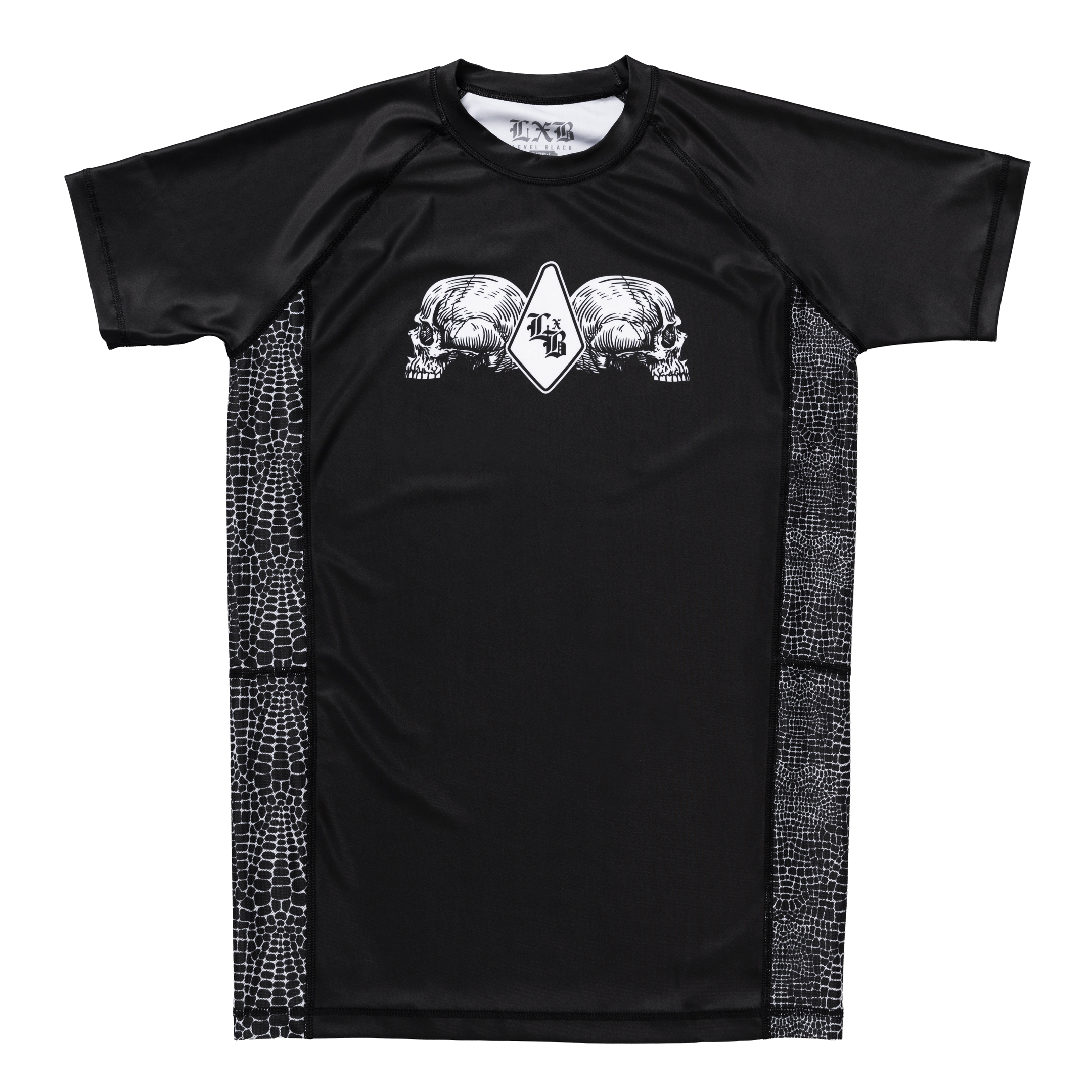 LXB120725GothicSerpent-13-2.jpg GOTHIC SERPENT BLACK RASH GUARD - Image 1