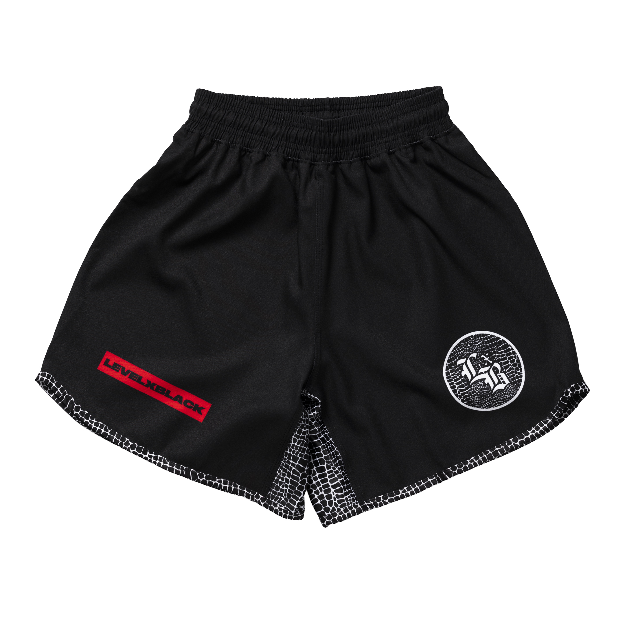 LXB120725GothicSerpent-15-2.jpg GOTHIC SERPENT BLACK TRAINING SHORTS - Image 1