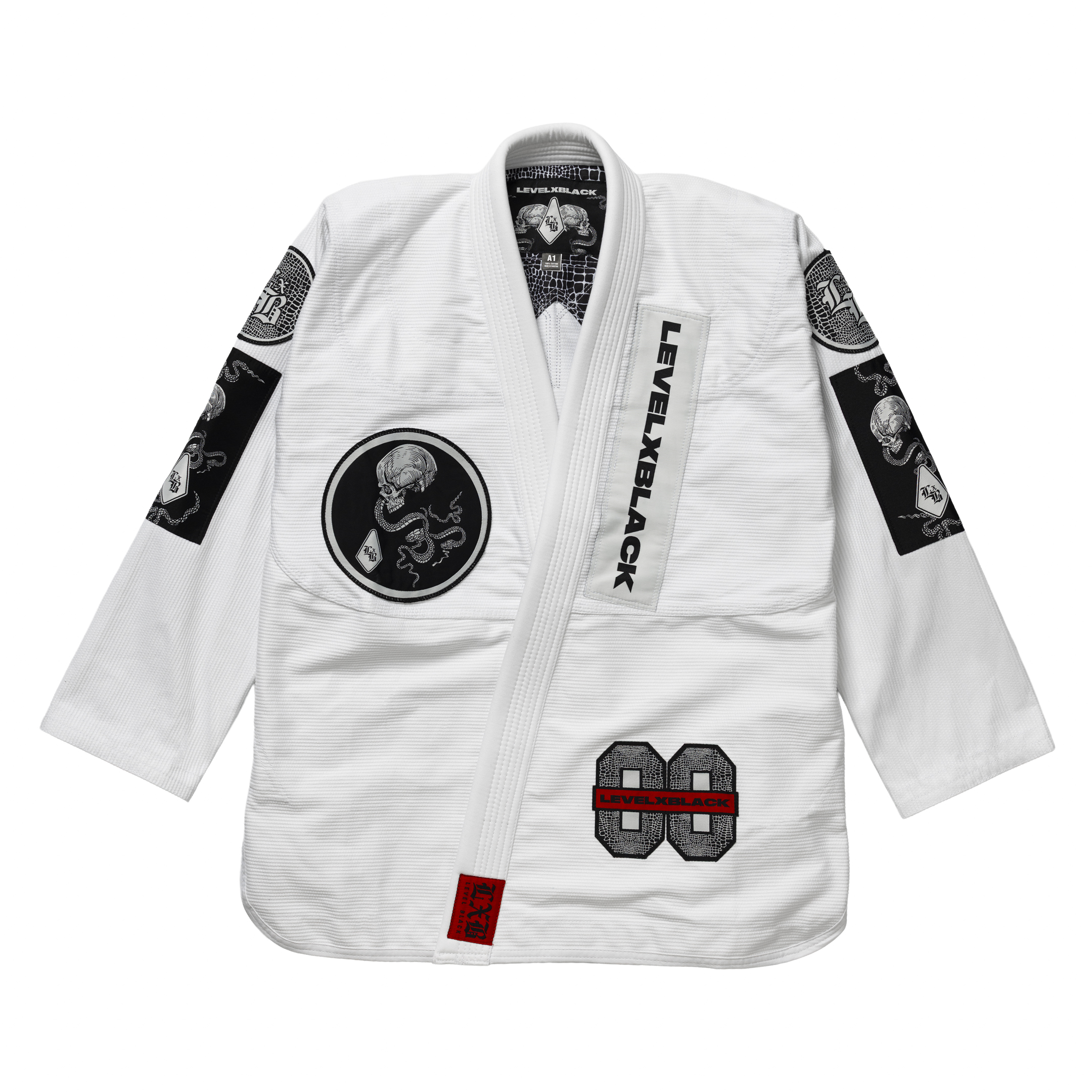 LXB120725GothicSerpent-5-2.jpg GOTHIC SERPENT WHITE KIMONO - Image 1