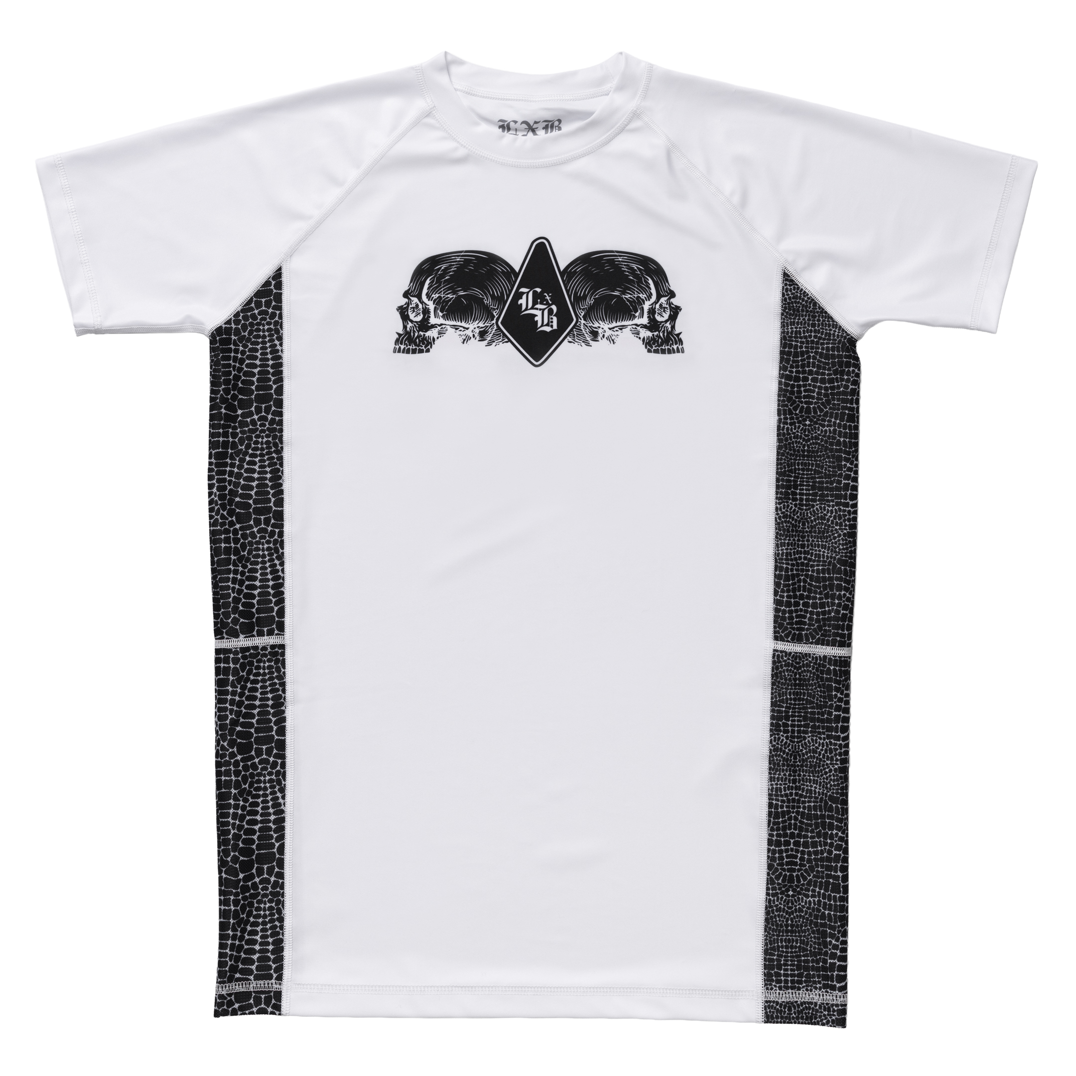 LXB120725GothicSerpent-9-2.jpg GOTHIC SERPENT WHITE RASH GUARD - Image 1