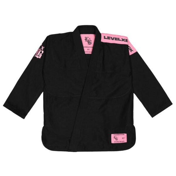 PINK COMPETITOR BLACK KIMONO