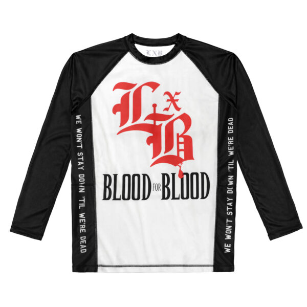 BLOOD FOR BLOOD LS RASH GUARD