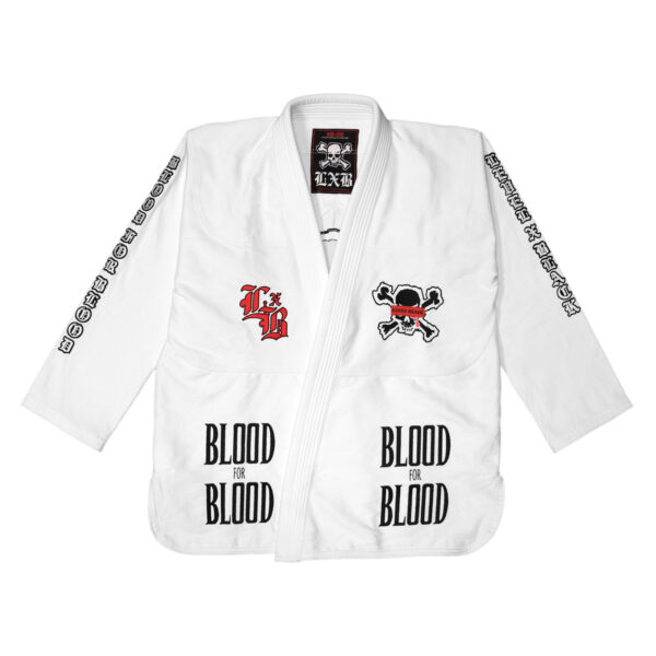 BLOOD FOR BLOOD WHITE KIMONO