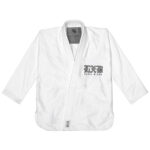 LXB STEEL GRAY WHITE KIMONO