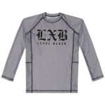 LXB STEEL GRAY LS RASH GUARD