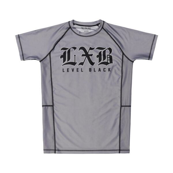 LXB STEEL GRAY RASH GUARD