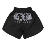 LXB STEEL GRAY BLACK TRAINING SHORTS - Image 2