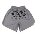 LXB STEEL GRAY TRAINING SHORTS - Image 2