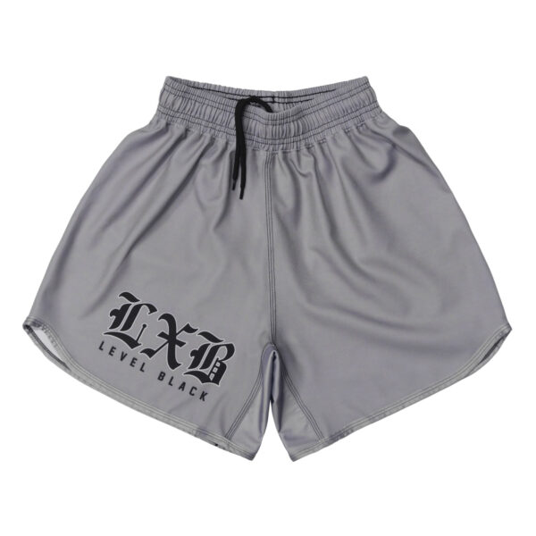 LXB STEEL GRAY TRAINING SHORTS